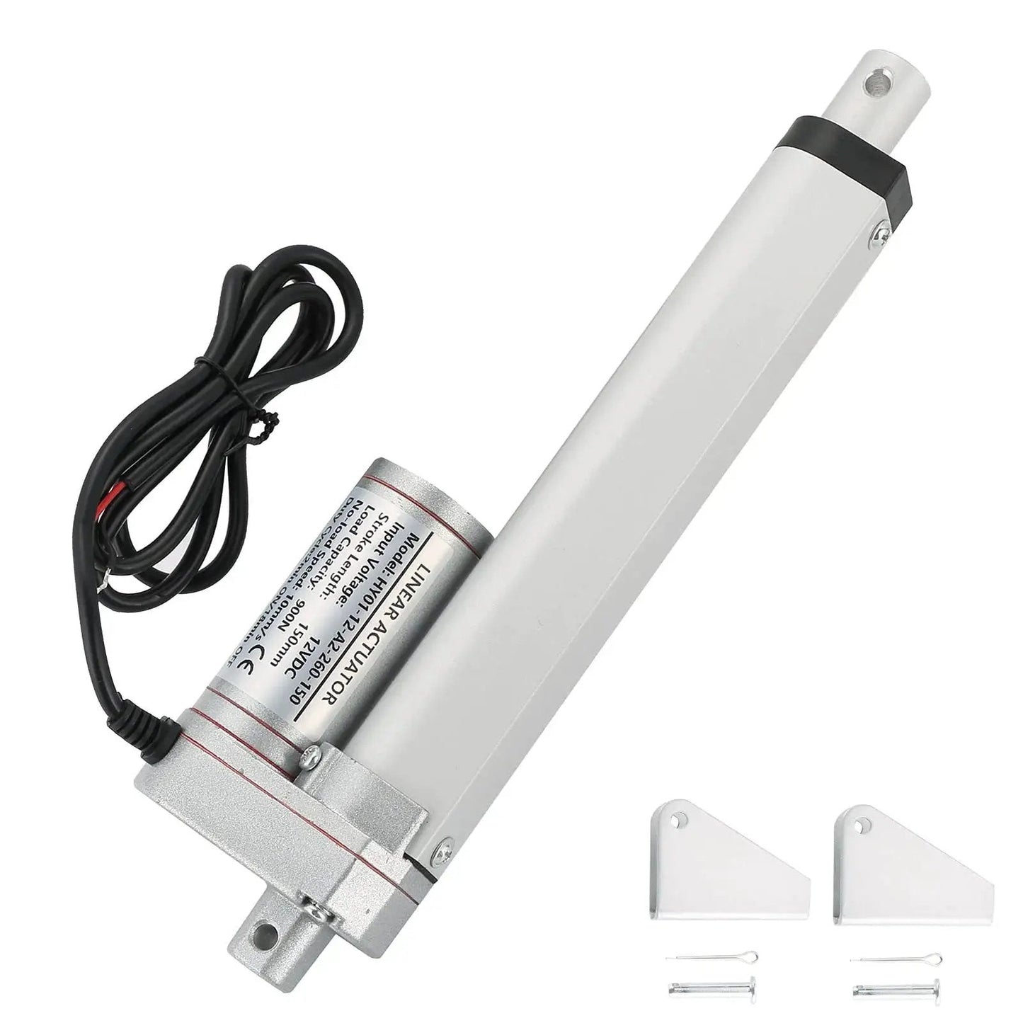 Beefy 12V DC Linear Actuator With 6 Inch Stroke And Mounting Bracket 900N Maximum Lift 10mm Per Second Speed For Recliners Tables