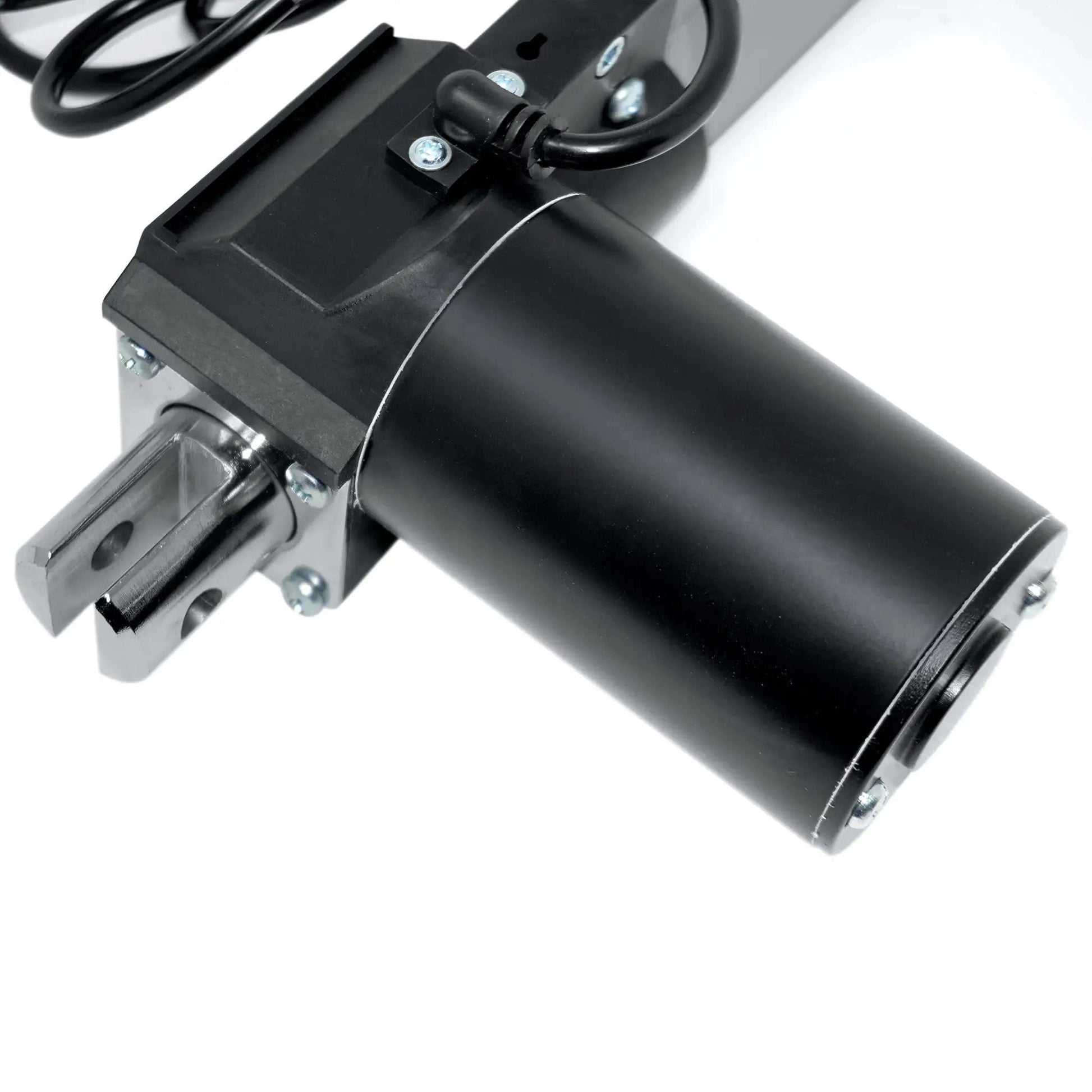 Close-up of 12 Inch Stroke 600 Lb 12V Linear Actuator With Low Current DC Motor For Automotive Medical And Robotics PA-03-12-600