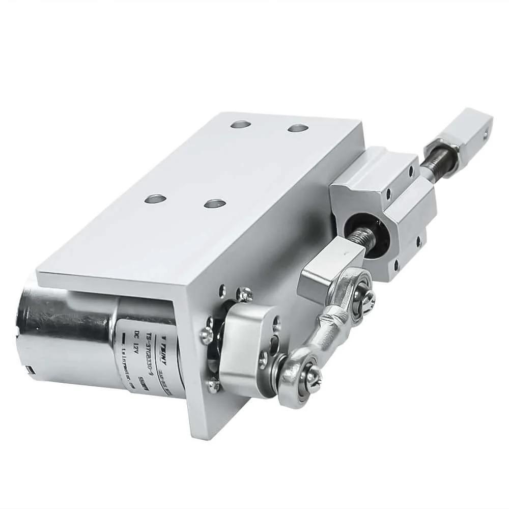 DIY Reciprocating Cycle Linear Actuator 12V 15rpm Big Torque Stroke 12mm 16mm 20mm Adjustable for DIY Design Shale Shaker, aluminum build