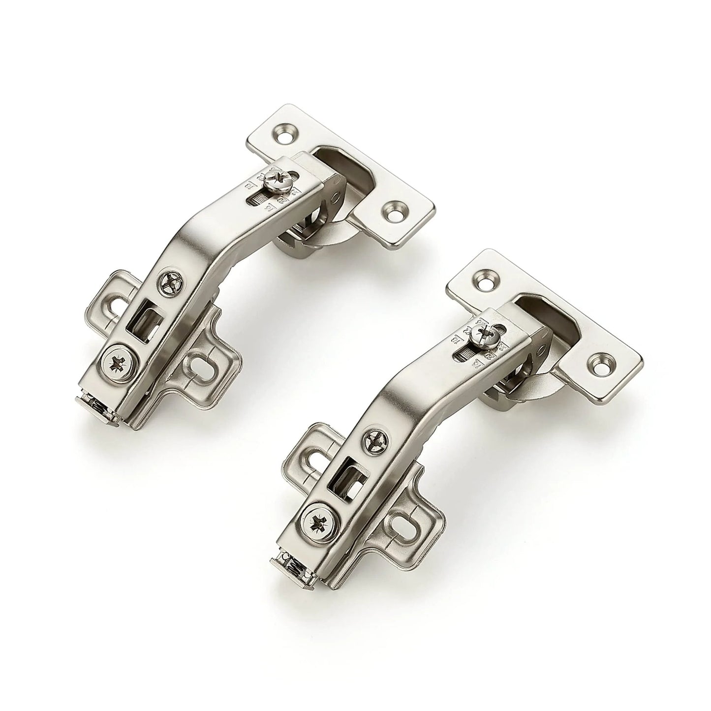 135 Degree Concealed Kitchen Cabinet Hinges For Bi Fold Doors, 2 Pack, Full Overlay Face Frame, Compatible With Lazy Susan Corner Cupboards, Maximizes Blind Corner Storage, Easy Install With Removable Mounting Plate