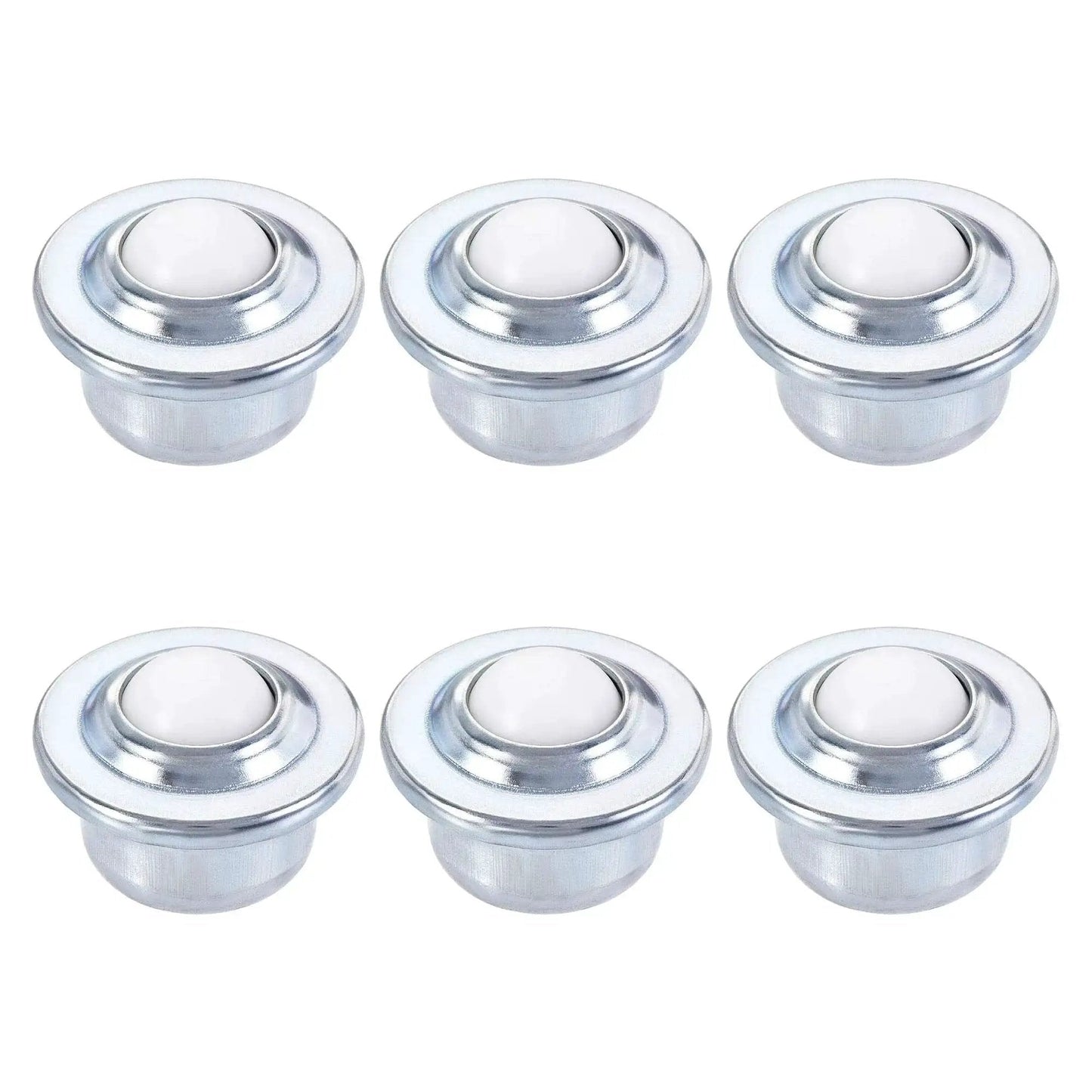 Drop In Ball Transfer Bearing Unit 15mm Nylon Ball With 33 Lb Load Capacity Per Ball Pack Of 6 for conveyors and machinery