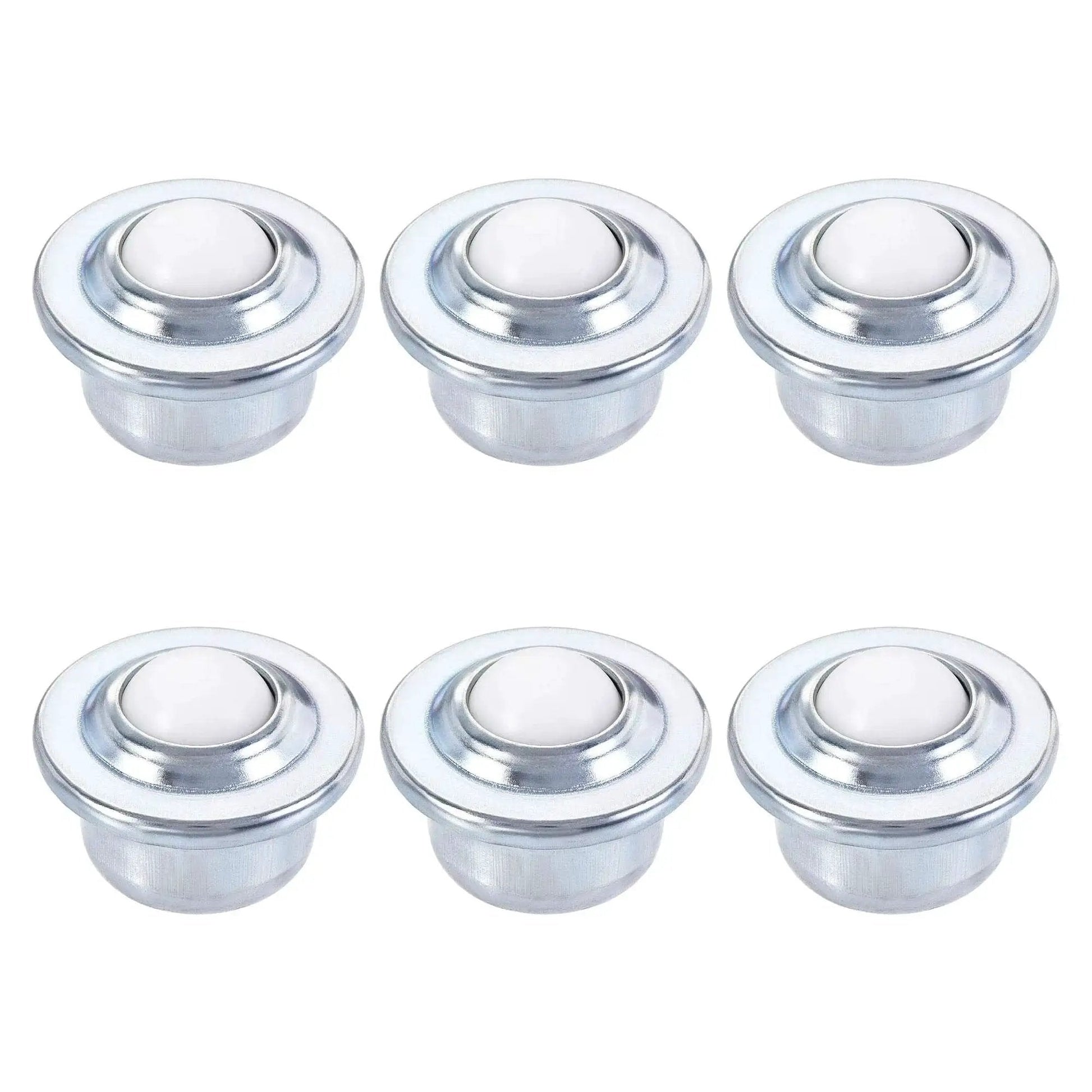 Drop In Ball Transfer Bearing Unit 15mm Nylon Ball With 33 Lb Load Capacity Per Ball Pack Of 6 for conveyors and machinery