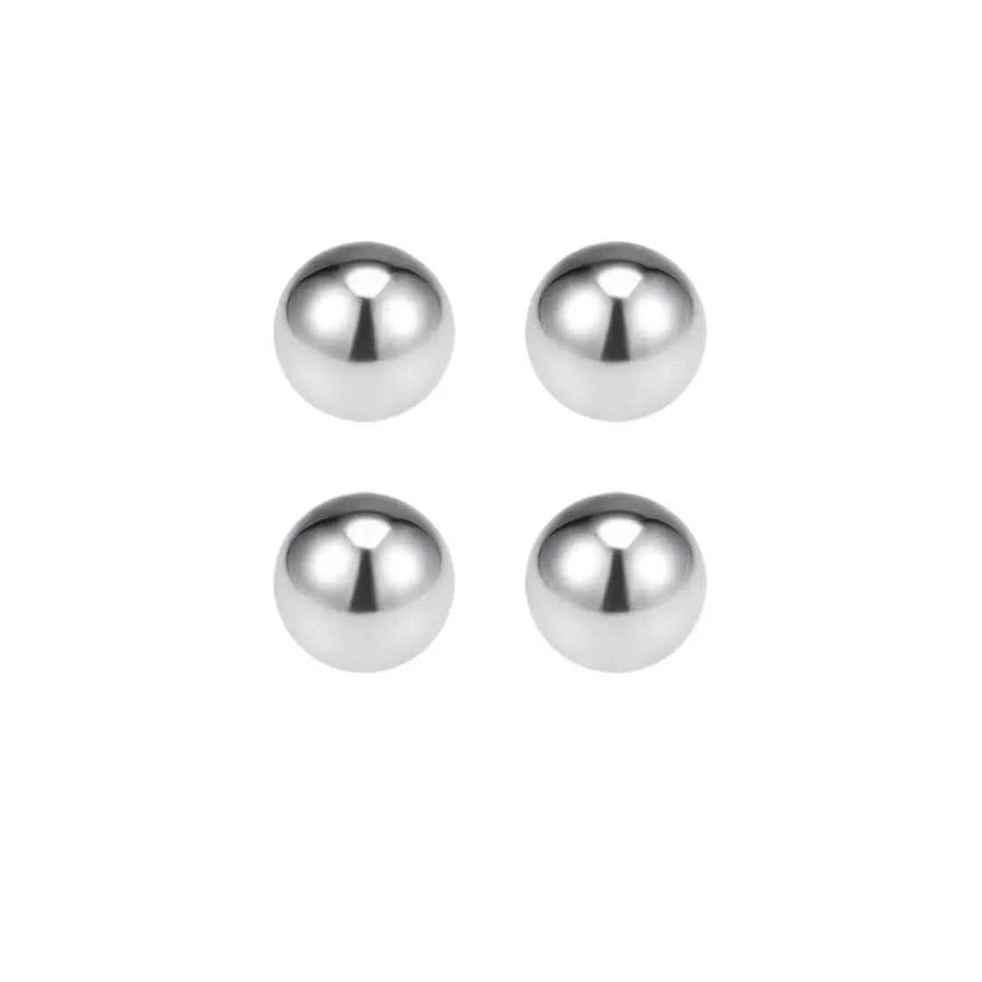 G100 15mm Stainless Steel Bearing Balls Set Of 4 For Bearings And Machinery, 304 Grade Precision Balls With Corrosion Resistance And Smooth Surface Finish