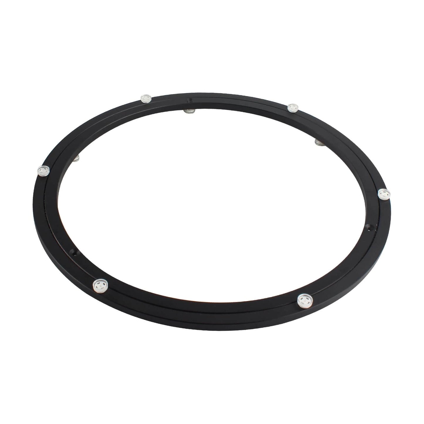 16 Inch Lazy Susan Hardware Heavy Duty Metal Rotating Turntable Bearing Ring Black Base Only for Puzzle Boards Dining Tables