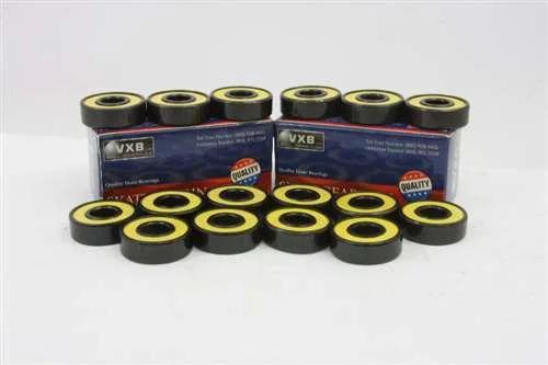 16 Sealed Skate Bearing Black