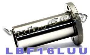 16mm Round Flanged Long Bushing Linear Motion LBF16LUU