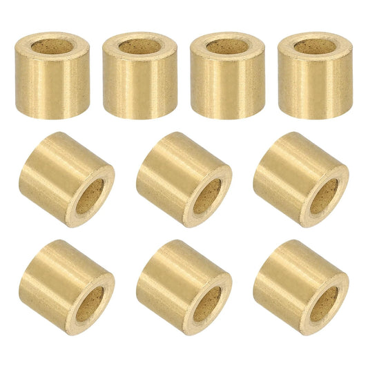 16 Pcs Self Lubricating Sintered Bronze Sleeve Bearings 5mm Bore 9mm Outer Diameter 8mm Length Ideal for High Sliding Applications Wide Temperature Range Low Friction Bushings for Precision Mechanical Assemblies