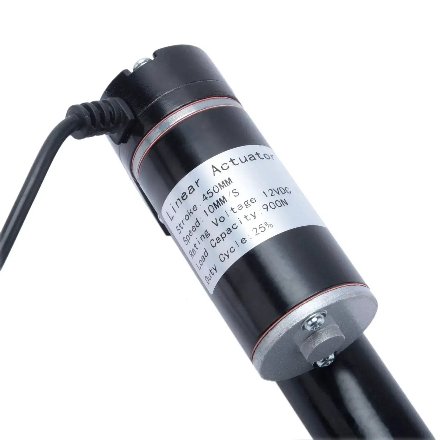 Top view of 18 Inch Stroke Linear Actuator With Mounting Bracket For Recliners TV Tables Massage Beds