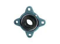 Front view of UGGFDR209-26 1-5/8 in Wide Inner Ring Eccentric Collar Locking Ball Bearing Insert for Piloted Flange, Malleable Cast Iron GFDR209.