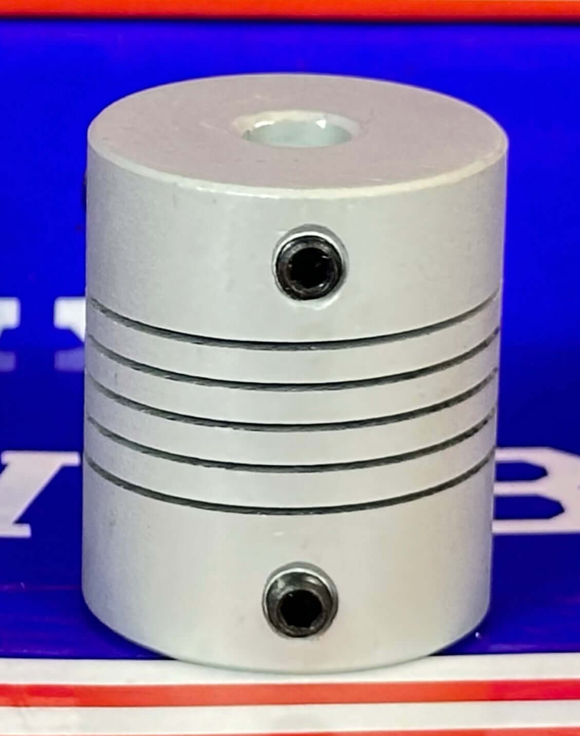 Flexible Parallel CNC Coupling D25-L30-6.35x 1/4" to 12mm