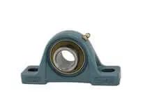 Front view of UCP209-26C4HR5 Single 1-5/8 in (41.28 mm) High Temp 400°F Cast Iron Pillow Block with Ball Bearing Insert C4 Clearance