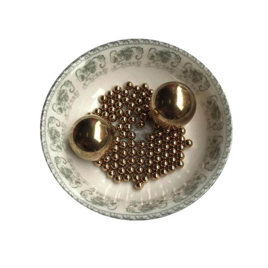 1mm 500pcs Solid Pure Copper Balls - Brass Ball Bead in decorative bowl