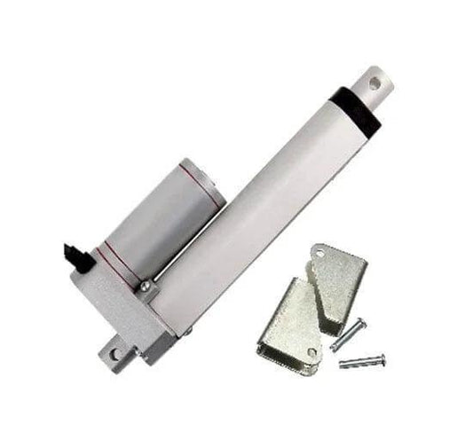 2 Inch Stroke 1000N 225 lbs DC 12 Volt Linear Actuator - Brackets