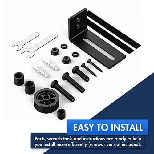 2-Pack Sliding Door Bottom Hardware Guide Rollers