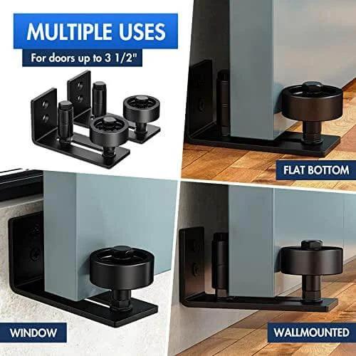 2-Pack Sliding Door Bottom Hardware Guide Rollers