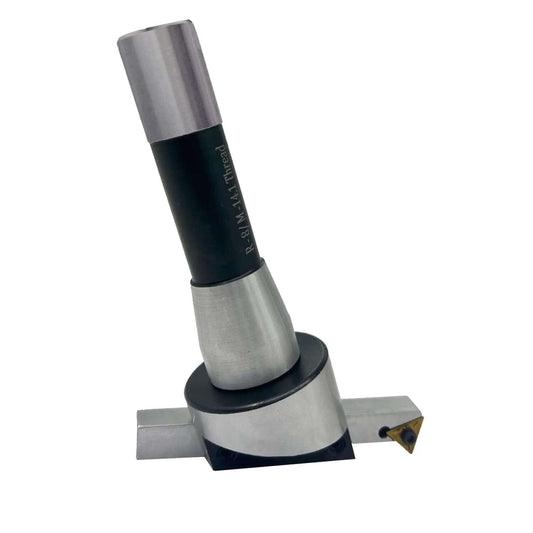 2 Inch Fly Cutter For Milling And Lathe Machines With Replaceable Carbide Insert Bit And Indexable Tool Holder Precision Tool Steel Body Detachable R8 Shank For Ultra Smooth Fine Surface Facing