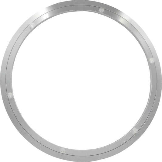 20 Inch Heavy Duty Lazy Susan Hardware Aluminum Bearing Metal Rotating Turntable Swivel Plate with Non Slip Feet top view