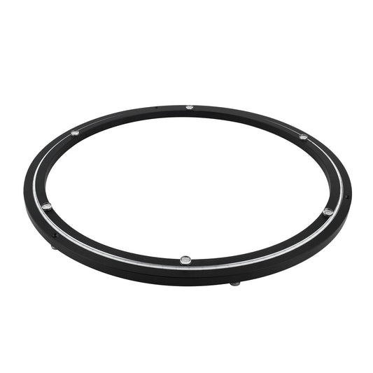 20 Inch Lazy Susan Bearing Base With 450 Lb Load Capacity Heavy Duty Silent Turntable Ring for Dining Tables And DIY Projects Black Durable Metal Hardware For Smooth Rotation And Quiet Operation