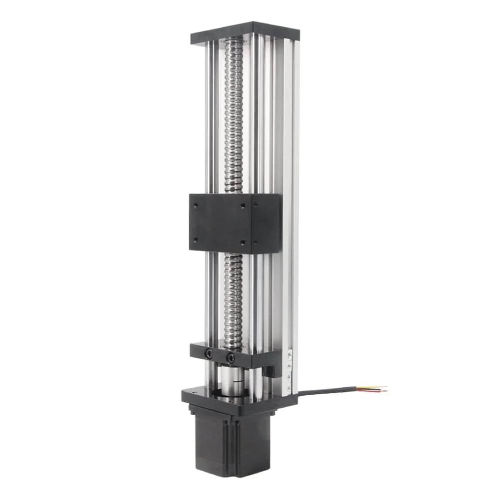 1PCS 200mm Length Effective Travel Dual Optical Axis Guide Ballscrew SFU1605 with NEMA23 Stepper Motor for CNC Router Parts