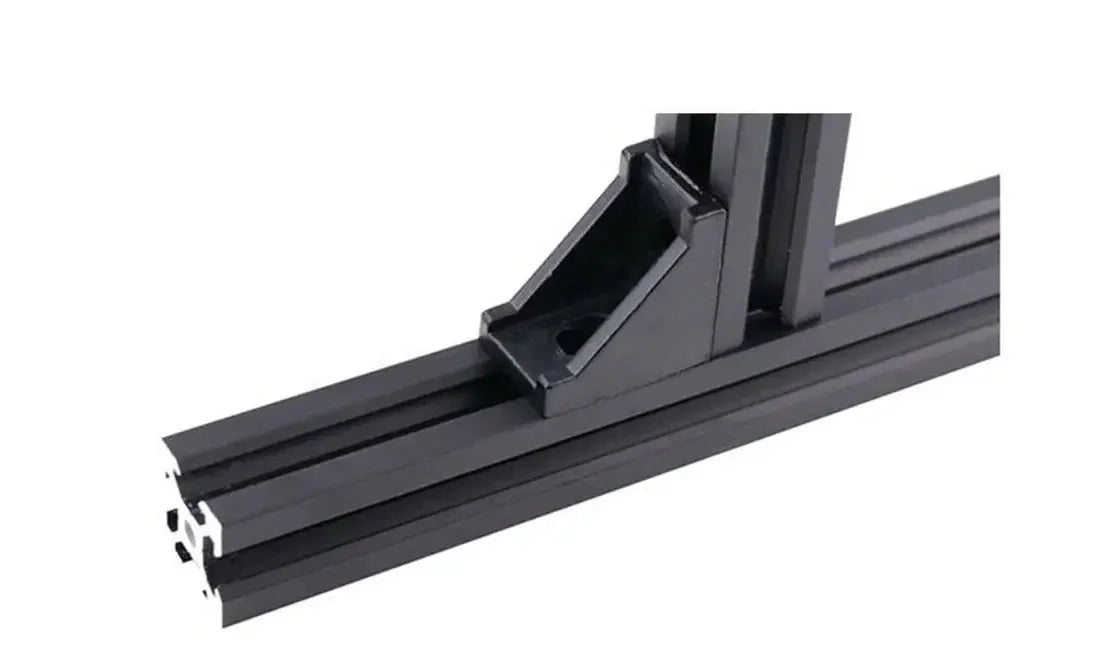 2020 Corner Bracket Black Aluminum for Extrusion Profile V-Slot