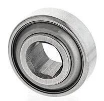 206KRRB Agricultural Machinery bearing - Two Single lip Seals & Hex bore