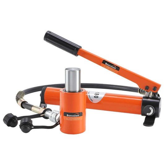 ✝️ 20T Hydraulic Cylinder Jack Porta Power Ram 2" Stroke Mini Single Acting Lifting Cylinders with Hydraulic Hand