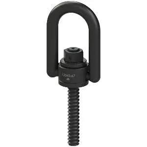 Three Quarters Inch Super Coil Hoist Ring With 360 Degree Swivel, Heavy Duty Lifting Ring, Part Number 33716CT, front view