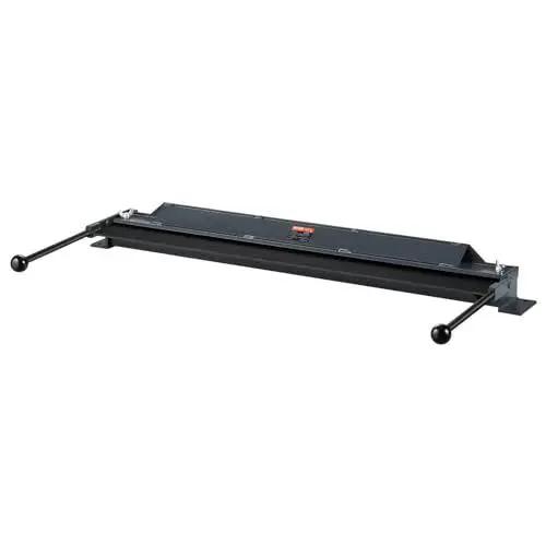 Box And Pan Brake 36 Inch Portable Sheet Metal Bender for 0 to 130 Degree Bends, supports 20 Gauge Low Carbon Steel and 14 Gauge Aluminum
