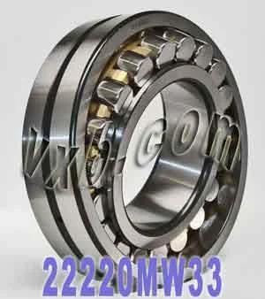 22220 MW33 Spherical Roller Bearing 100x180x46mm