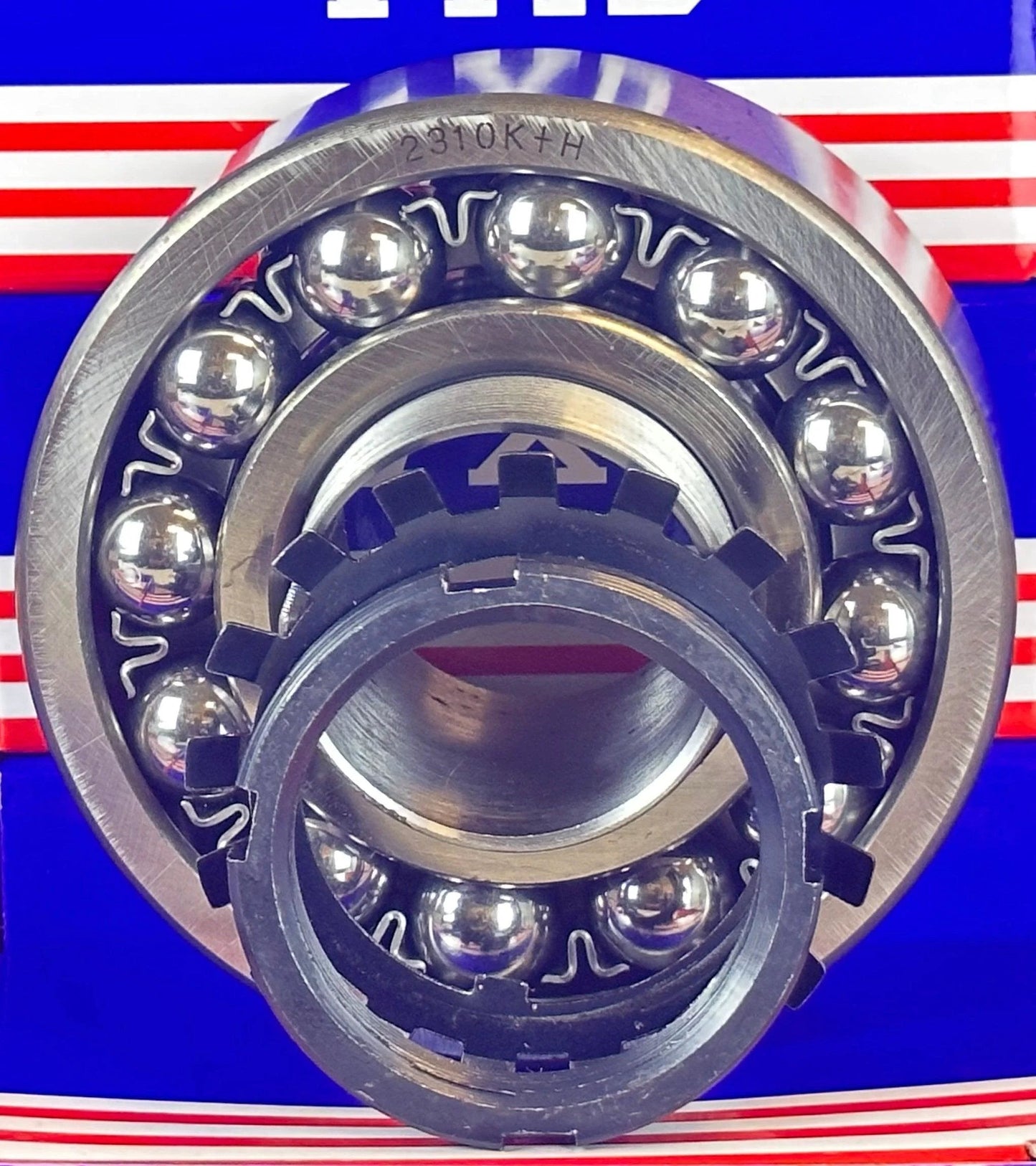 2310K+H Self Aligning Ball Bearing - Adapter Sleeve 45x110x40mm