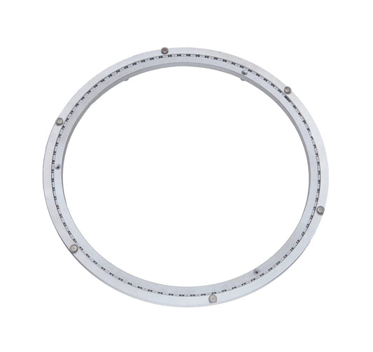 24 Inch Aluminum Heavy Duty Lazy Susan Turntable Bearing with Thick Swivel Plate, Non Skid Rubber Feet, Strong Load Capacity