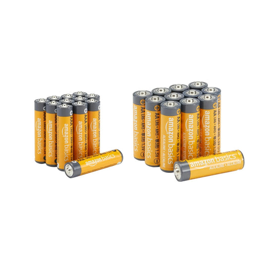 24 Pack 12 AA And 12 AAA High Performance Alkaline Batteries Value Pack