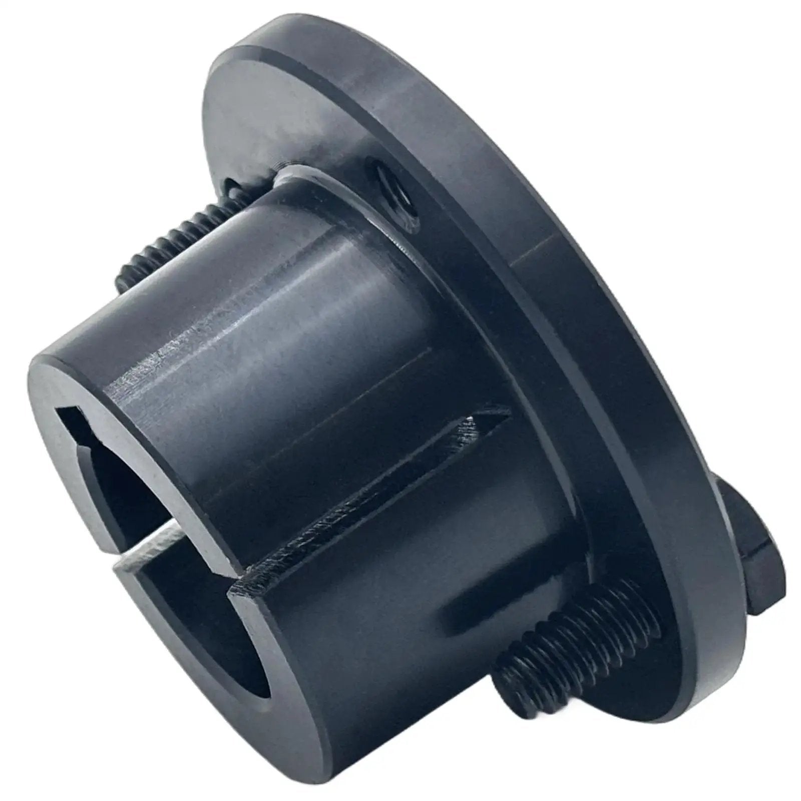 H Style 24mm Split Taper Bushing for Pulleys and Sheaves, Carbon Steel Locking Bushing, Black Oxidized Finish, 8x3.3 Keyseat