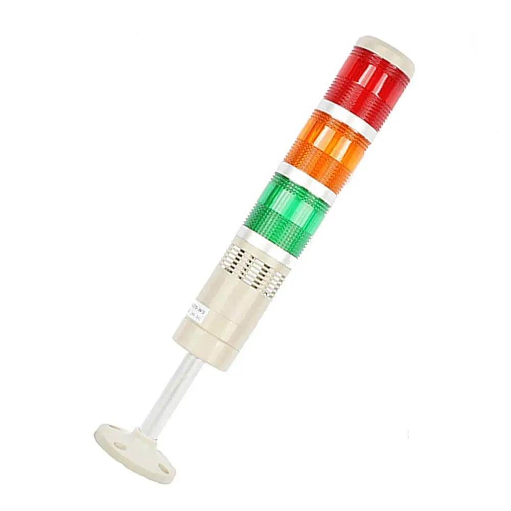 24V 3 Tier LED Signal Tower Lights With Base No Fuss Install Industrial Warning Light Stack Lamp waterproof column beacon
