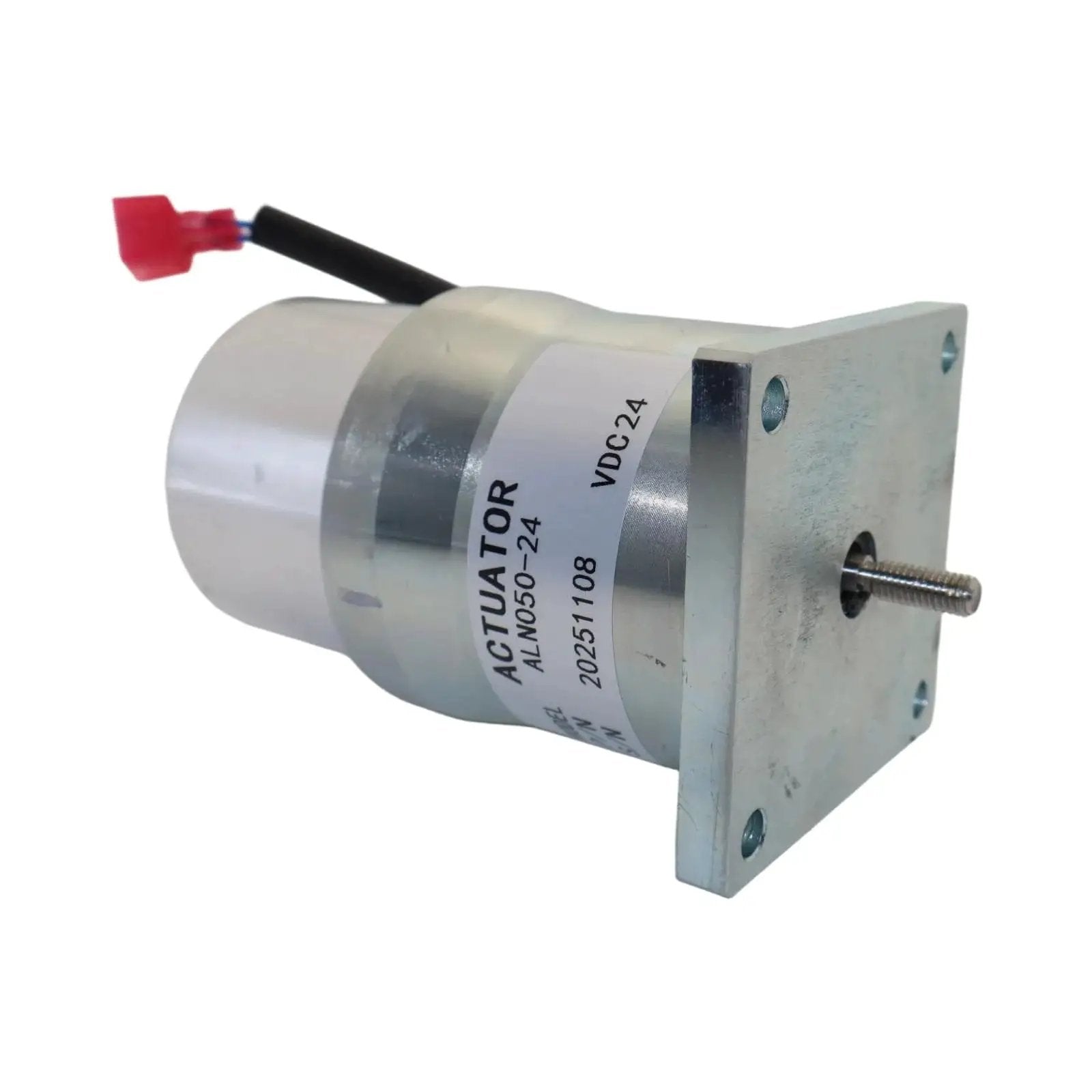 24V Generator Actuators For Universal ALN Series Push Linear Actuators Part ALN050 24 Replacement Actuator shown from side view
