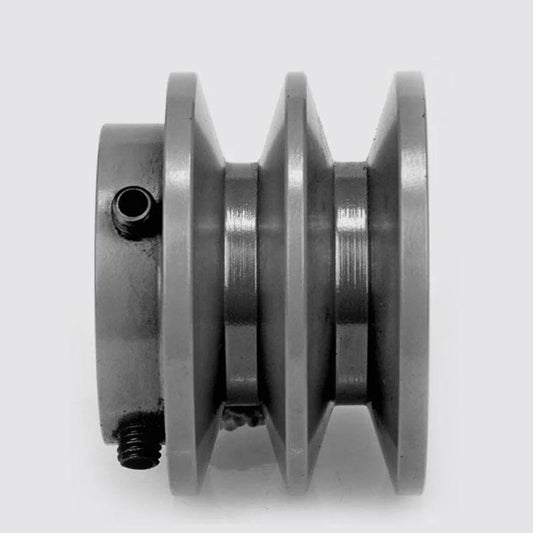 2AK25 1-1/8" Bore 2-Groove Cast iron Pulley - OD 2.5" ID 1-1/8" for V-belts 4L