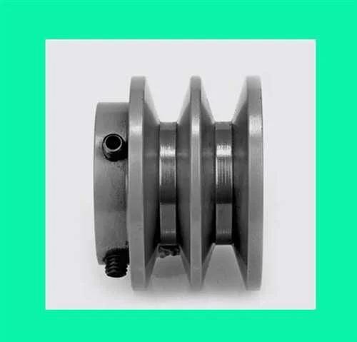 2BK-20 3/4" Bore Solid Sheave Pulley - 2" OD , Hex set screws for V-belts 4L, 5L 2BK20-3/4"inch