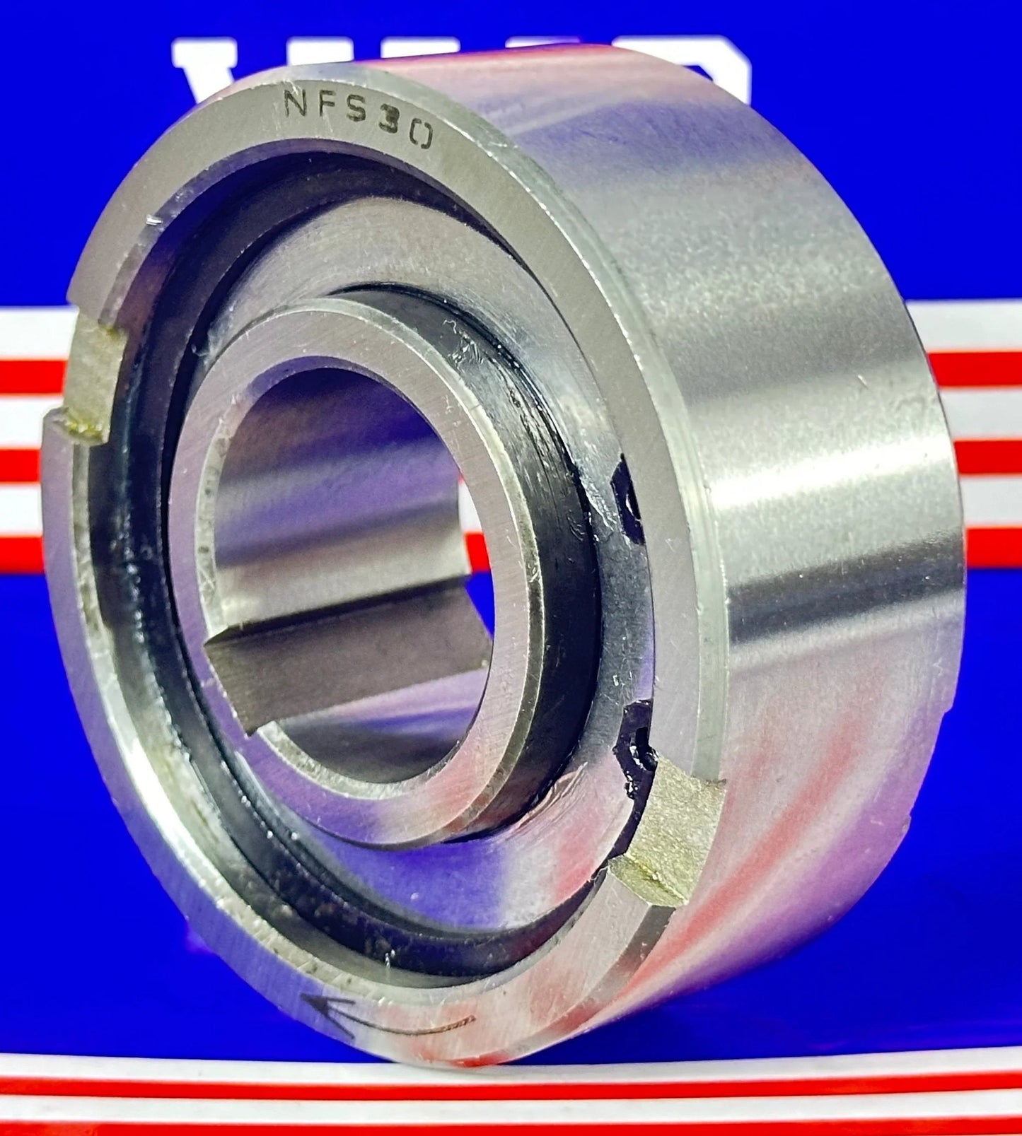 NFS30 One-Way 30x72x27 Bearing Support Required Backstop Clutch