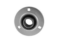 1-1/4 in (31.75 mm) Narrow Set Screw Pressed Steel Flange Bearing BPF6-20, Single Pack 2-Bolt Pillow Block Replacement, Low-Profile Housing for Linear Slide Units and Conveyor Shafts