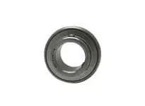 MUC205-16RF Single Bearing Sealed Stainless Steel Ball Bearing Insert 1 in I.D., Wide Inner Ring, Normal Duty Front View