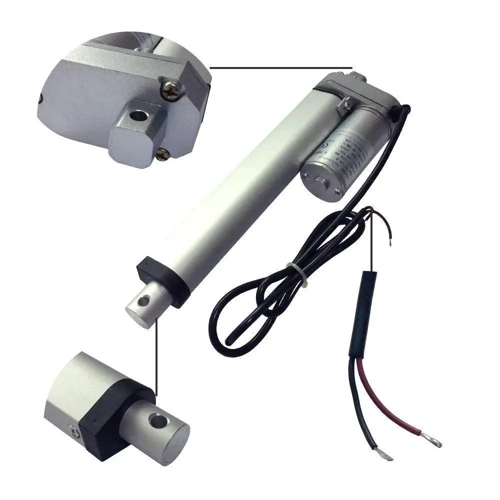 2 Inch Stroke 50 Millimeter DC Electric Mini Linear Actuator 24V Beefy Heavy Duty 600N Push Pull for Adjustable Furniture