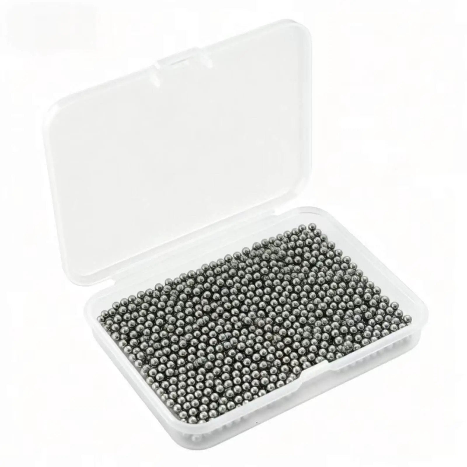 2mm Stainless Steel Precision Balls Set, 1500 Pcs of 304 Grade Bearing Balls for Models, Bearings, and Crafts in clear box