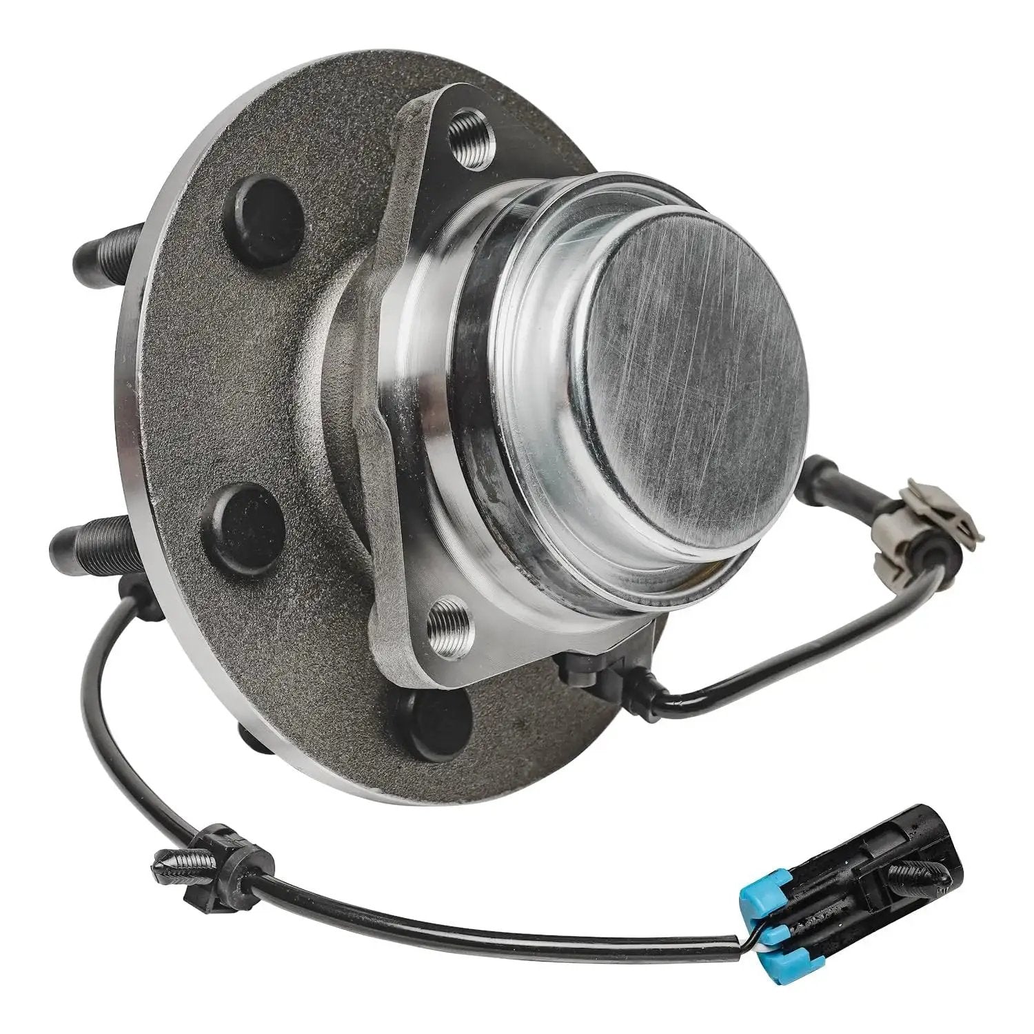 Front view of Pair 2WD Front Wheel Bearing Hub Assembly For 99-06 Chevy Silverado 1500 Sierra 1500 And 00-06 Suburban 1500