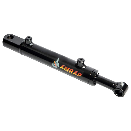 ✝️ 2x14 Hydraulic Cylinder - 2 Inch Bore, 14 Inch Stroke Double Acting Hydraulic Cylinder Welded Tang Universal Replacement Cylinder visible