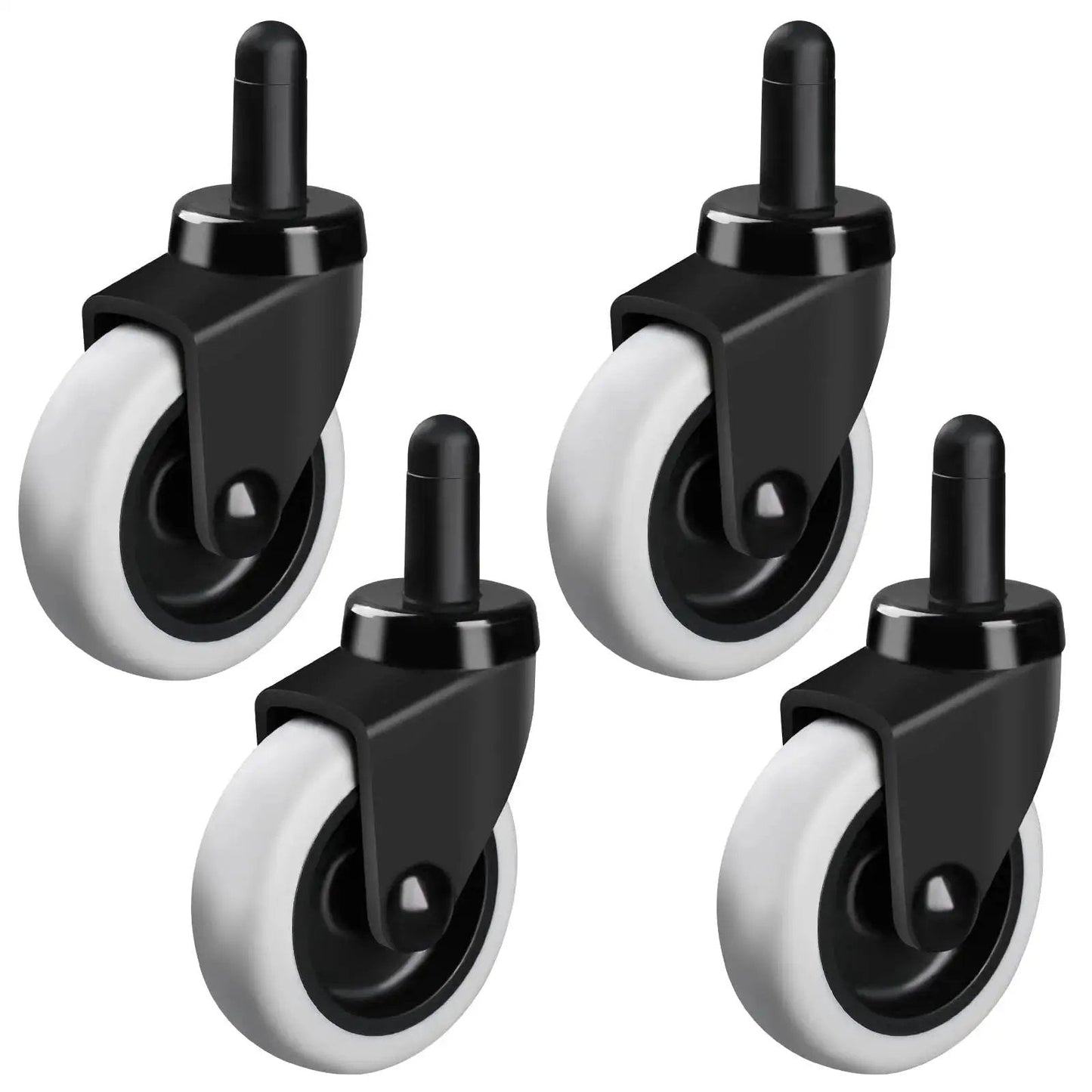 3 Inch Mop Bucket Wheel Replacement Set Of 4 Non Marking TPR Castors For Rubbermaid Models 7570 L2 7571 7580 7581 7582 7583