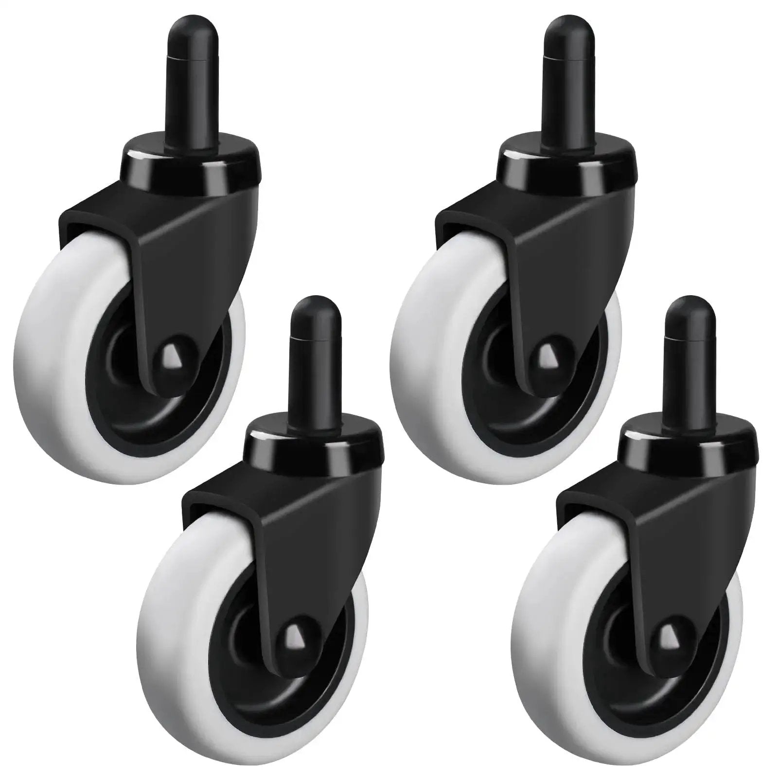 3 Inch Mop Bucket Wheel Replacement Set Of 4 Non Marking TPR Castors For Rubbermaid Models 7570 L2 7571 7580 7581 7582 7583