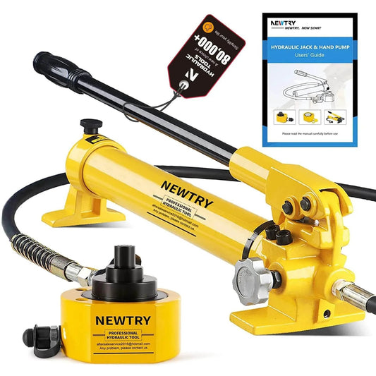 30 ton Low Profile Hydraulic Jack Porta Power Kit with CP-700 Manual Hydraulic Hand Pump
