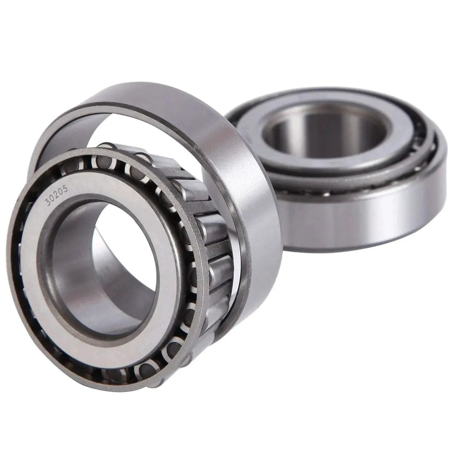 Two Pack 30205 Tapered Roller Bearing Set Cone And Cup 25 Mm Bore 52 Mm Outer Diameter 16.25 Mm Width Ideal For Automotive Wheel Hubs