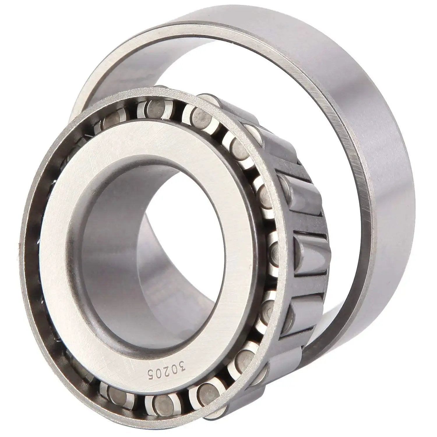 Two Pack 30205 Tapered Roller Bearing Set Cone And Cup 25 Mm Bore 52 Mm Outer Diameter 16.25 Mm Width Ideal For Automotive Wheel Hubs