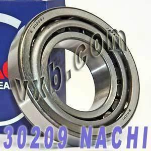 30209 Nachi Tapered Roller Bearing Japan 45x85x20.75